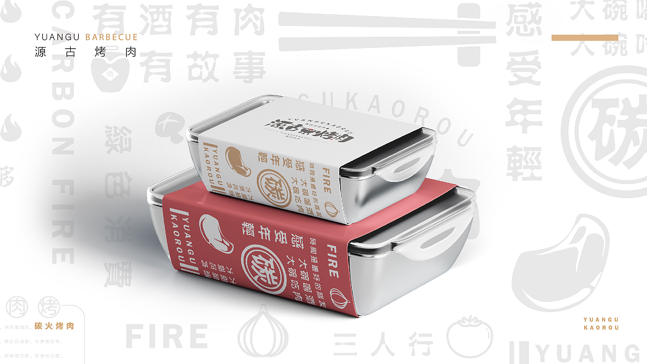 餐饮烤肉品牌提案（图ZMjM1ODk0NDIw） - 品牌 - 站酷设计师夏天来滑冰原创素材 - 站酷ZCOOL