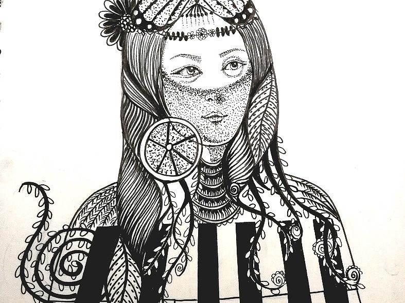 黑白（图ZODE4NjY3MDQ=） - 绘画 - 站酷设计师黑倩原创素材 - 站酷ZCOOL