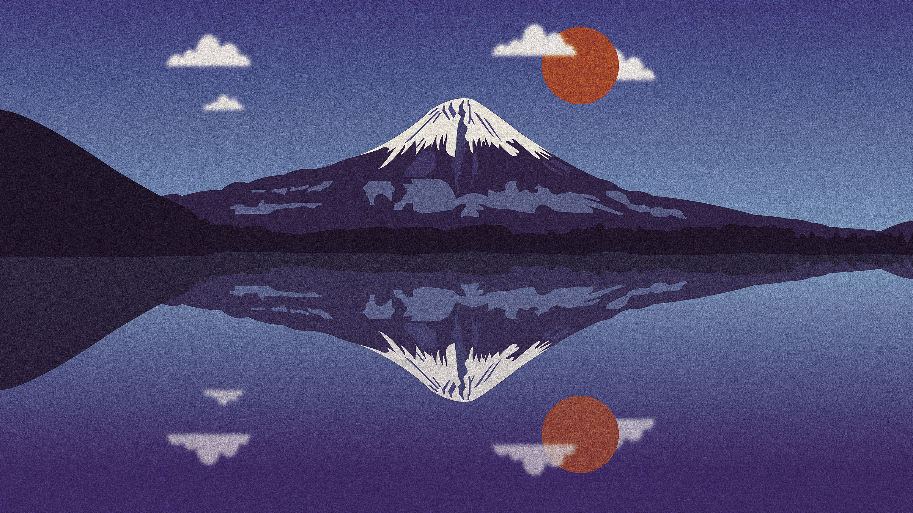 扁平风插画场景设计