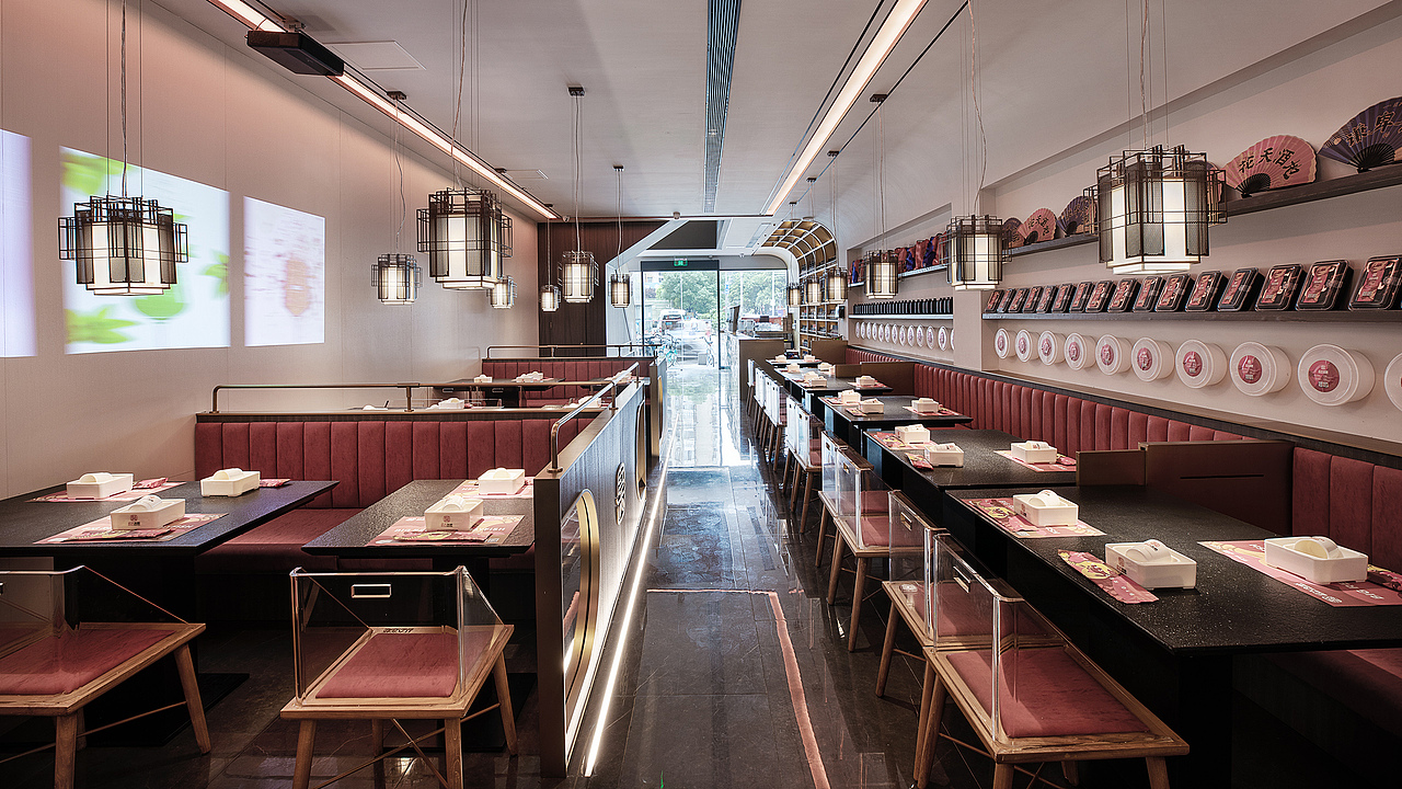 龙虾餐厅设计-南京红大龙虾程阁老店（图ZMjIyMzI3NTU2） - 酒店餐饮设计 - 站酷设计师杭州象内设计原创素材 - 站酷ZCOOL