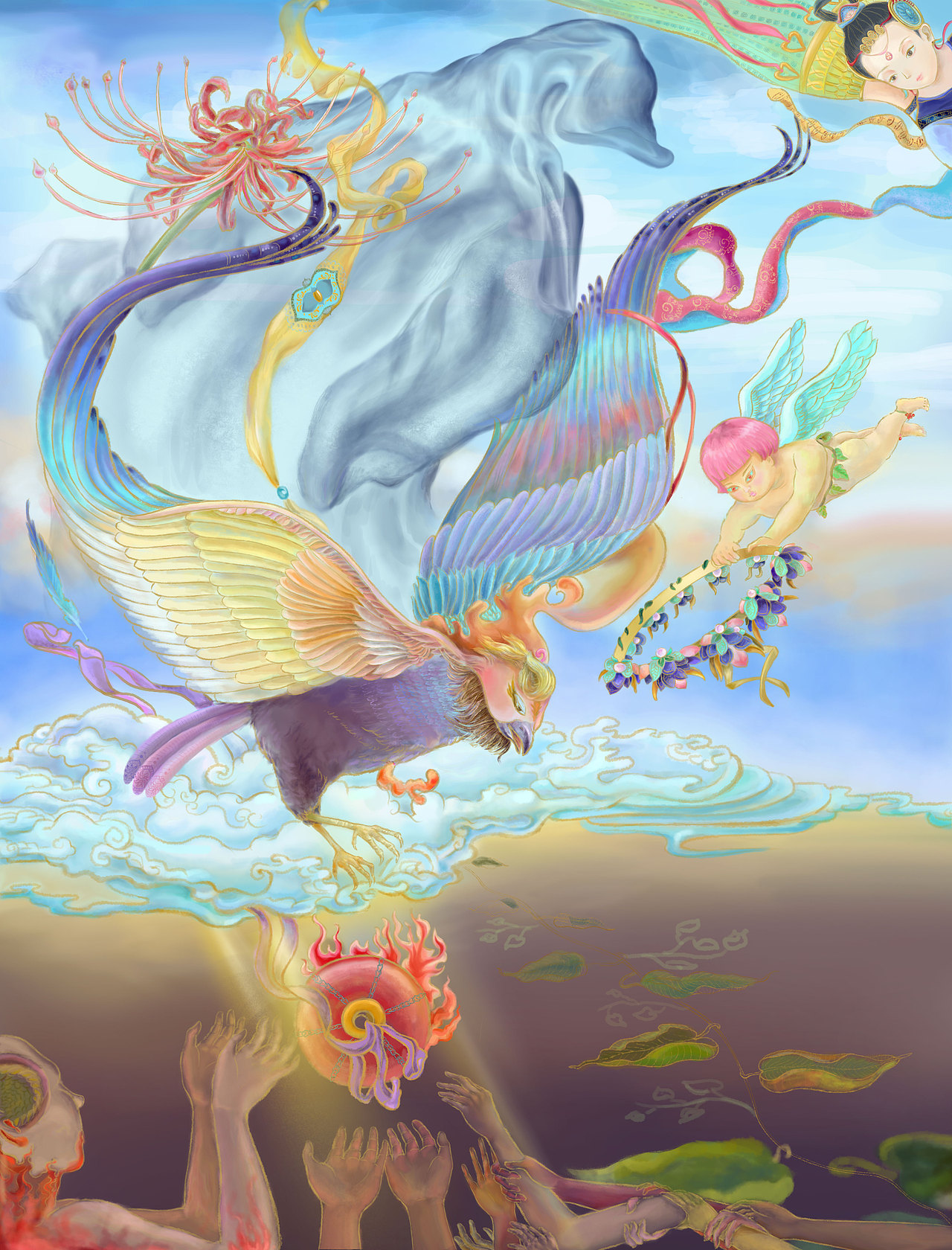 画风试验记01（变身记）（图ZMTQyNTk4ODg0） - 艺术插画 - 站酷设计师六一元元原创素材 - 站酷ZCOOL