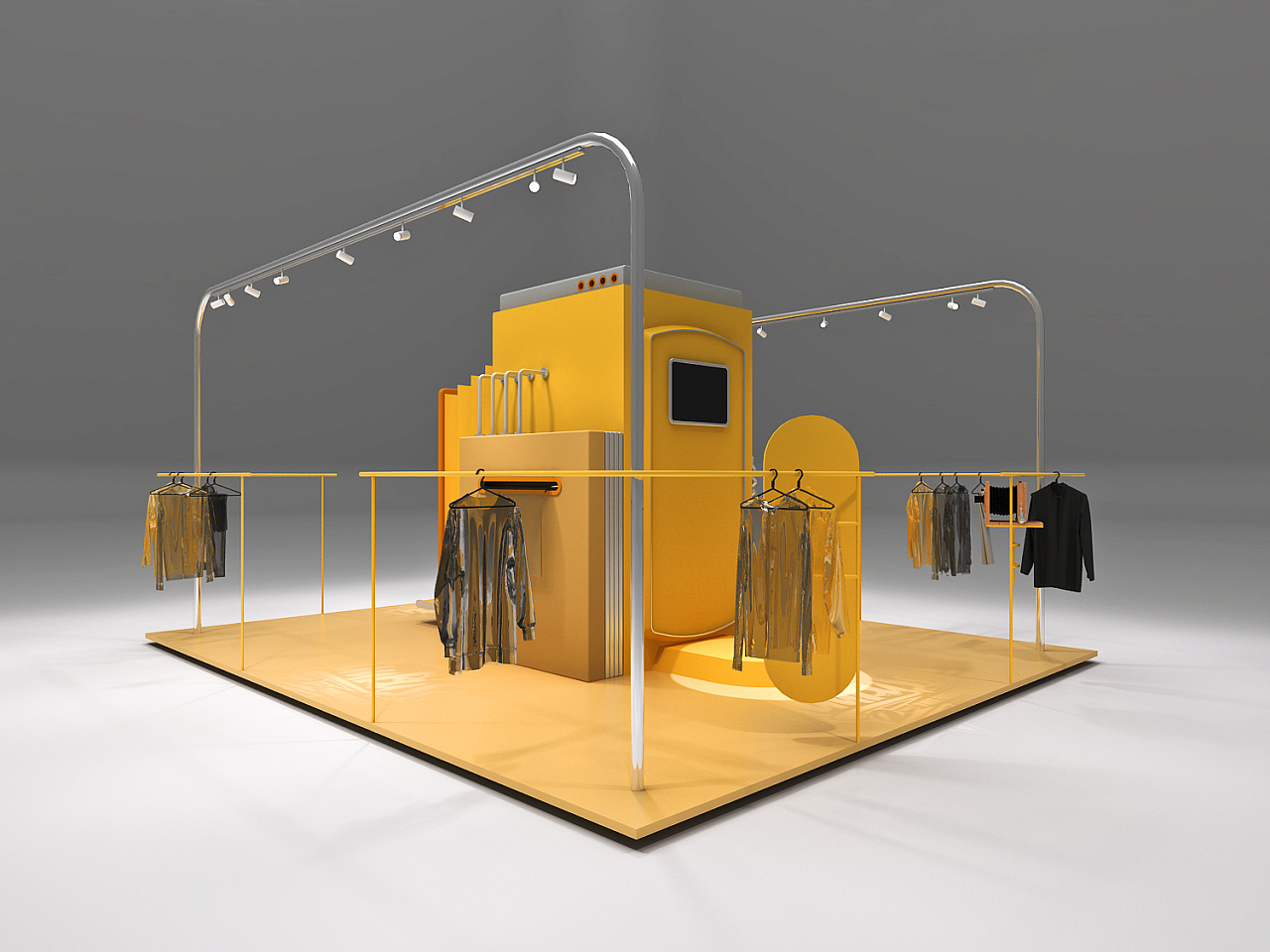 项目名称:uubuss童装快闪店 设计面积:30㎡ 设计说明