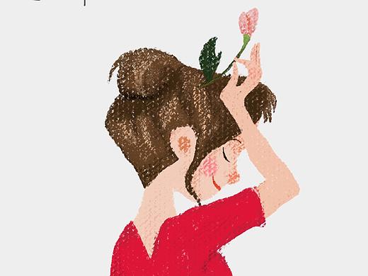 围裙女-插画（个人主页-ZMjkyMzI2ODg=） - 其他UI - 站酷设计师Happyjiao原创素材 - 站酷ZCOOL