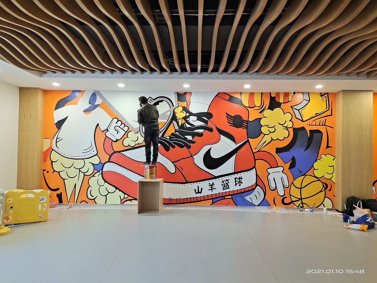 2021年专业的南京涂鸦彩绘团队 车位涂鸦墙绘（图ZMjM5OTY3NDM2） - 新锐潮流插画 - 站酷设计师南京墙绘兄弟原创素材 - 站酷ZCOOL