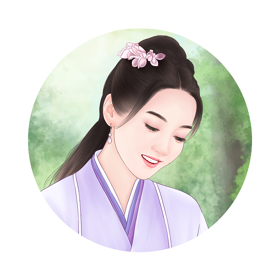 有美一人 清扬婉兮（图ZMjQ5OTM2MDYw） - 创作习作 - 站酷设计师泥巴drawing原创素材 - 站酷ZCOOL