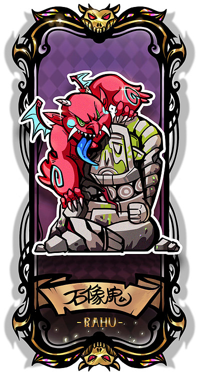 狼人杀原创卡牌_part3（图ZMTc1MTE5MDUy） - 新锐潮流插画 - 站酷设计师Rahu牛丸原创素材 - 站酷ZCOOL