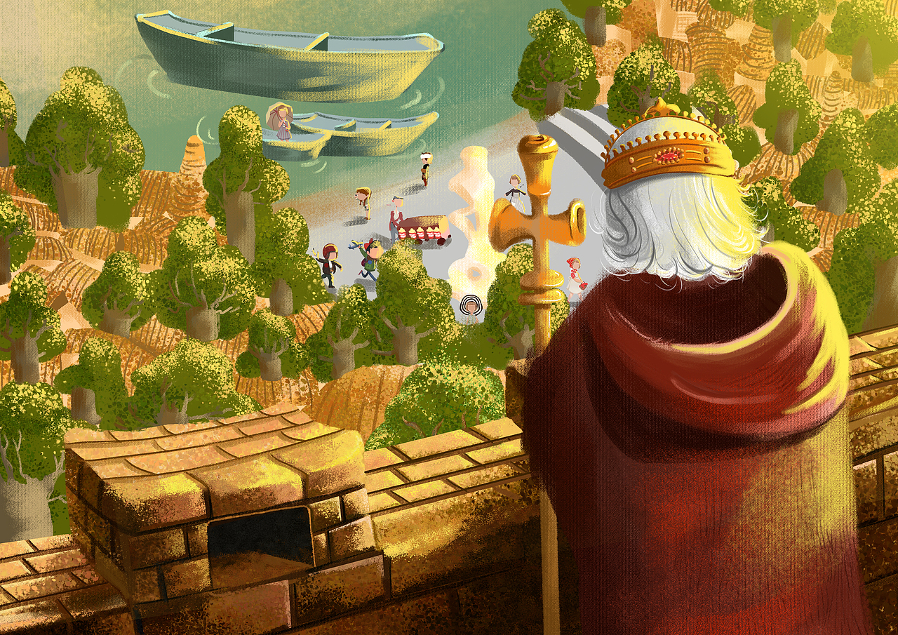 绘本《牧羊少年奇幻之旅》