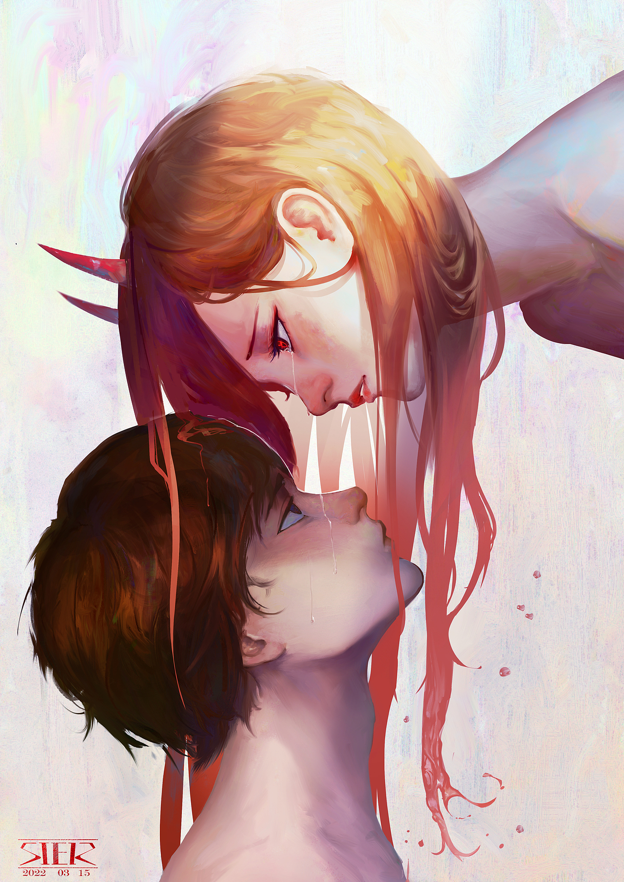 电锯人同人（图ZMjkzMjc2MTAw） - 创作习作 - 站酷设计师牛飞图原创素材 - 站酷ZCOOL