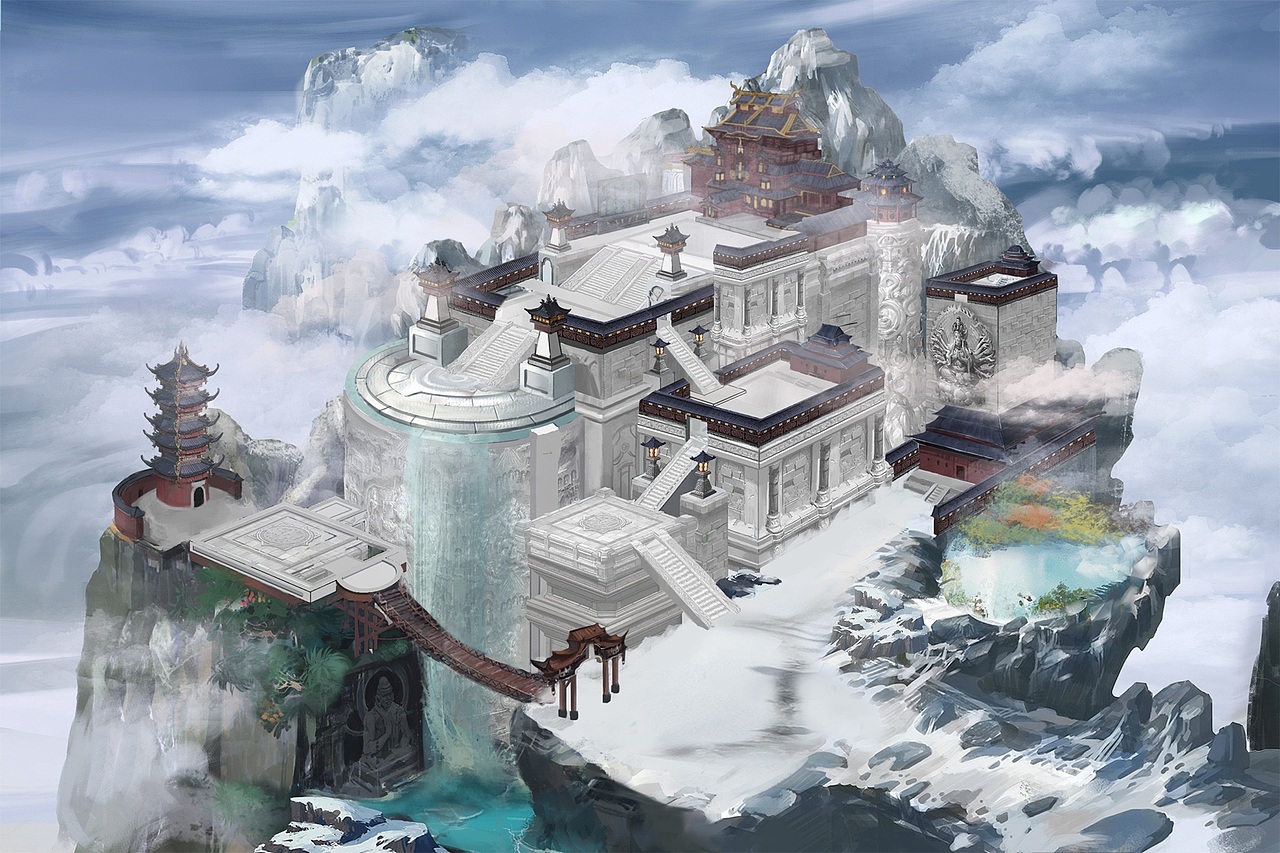 中国风场景概念设定
