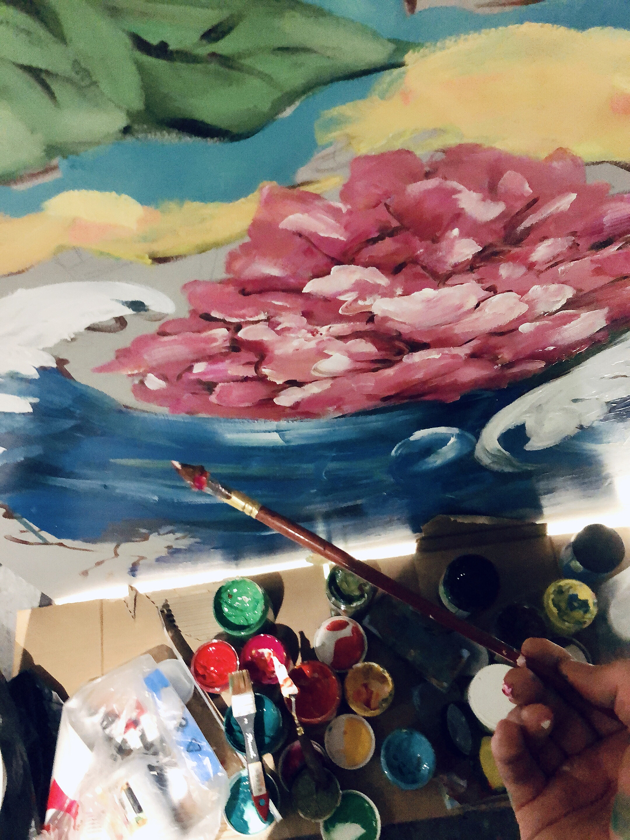 牡丹火锅（图ZMjY5MjE2NzI4） - 商业插画 - 站酷设计师司马公谦原创素材 - 站酷ZCOOL