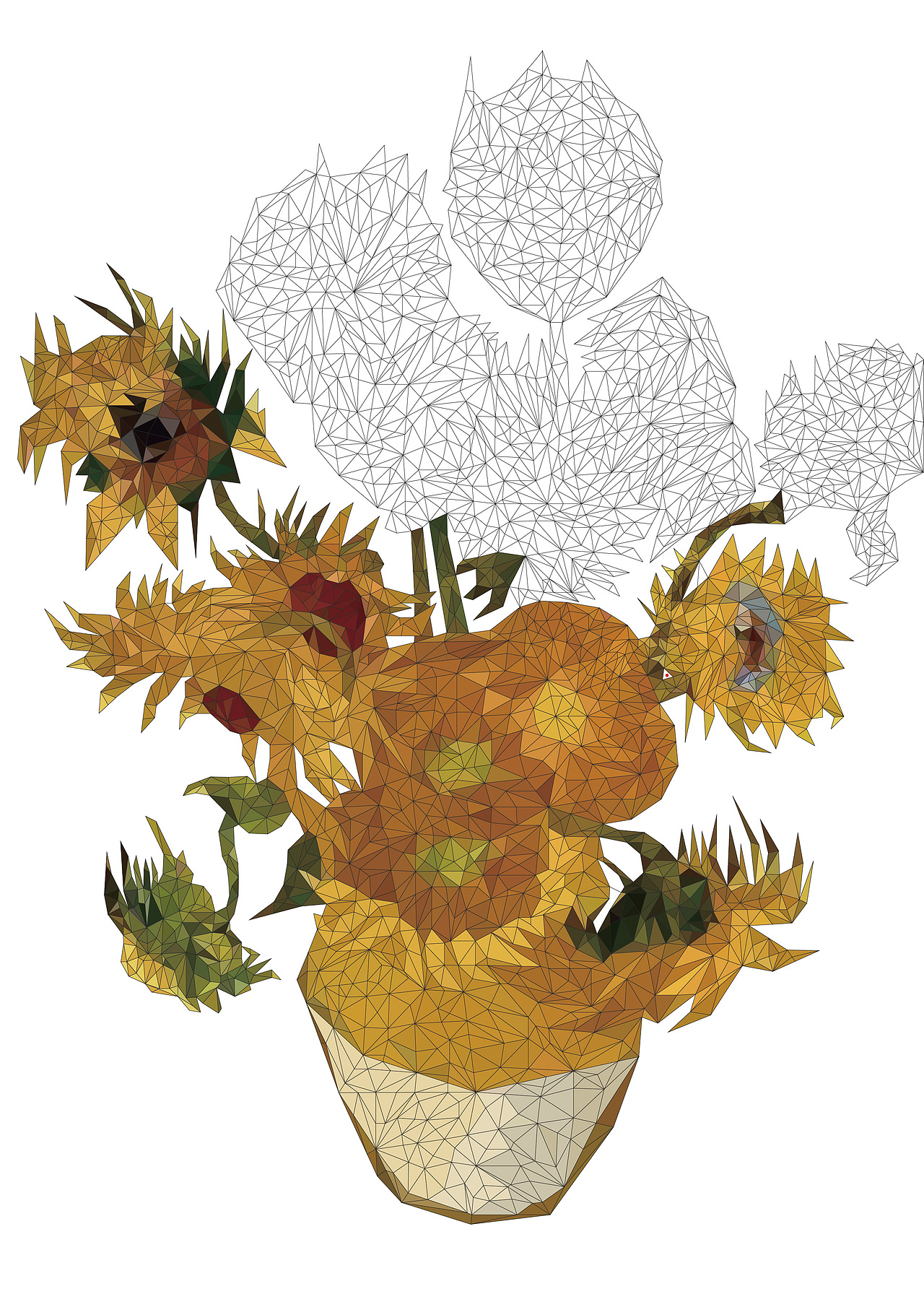 十五朵向日葵（图ZMjY2ODAzMjY0） - 艺术插画 - 站酷设计师我在幻想原创素材 - 站酷ZCOOL