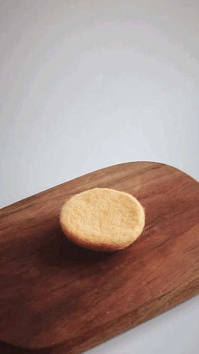 囍囍的羊毛毡 之 请你吃汉堡