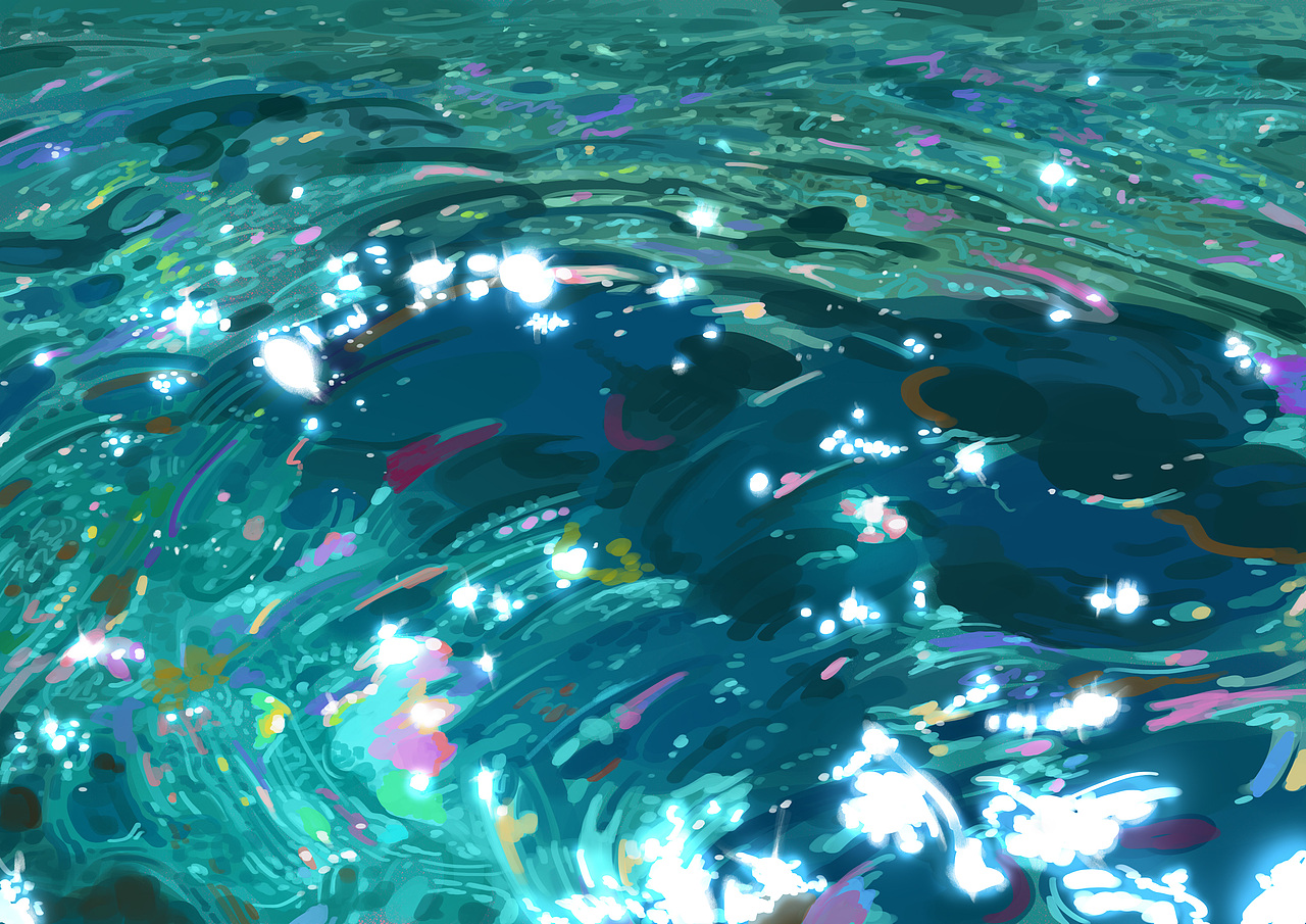 水面波纹&晶体玻璃教程