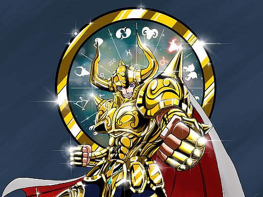 圣斗士-金牛座同人练习（个人主页-ZNDYzMDIyNDg=） - 创作习作 - 站酷设计师地球超人原创素材 - 站酷ZCOOL
