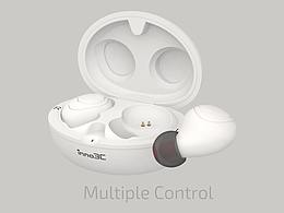 一个人玩C4D：鹅卵石蓝牙耳机动画