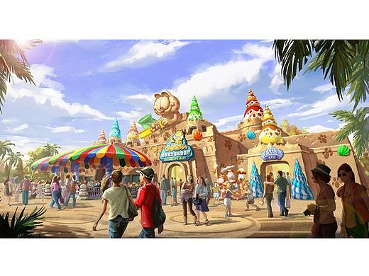 海盐山水六旗乐园（个人主页-ZNTY3MzE0NDg=） - 景观设计 - 站酷设计师圣景创筑原创素材 - 站酷ZCOOL