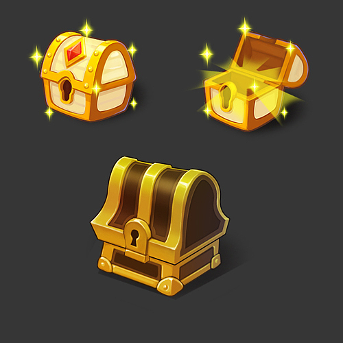 被斃了的寶箱（圖ZMjk2ODg0MDA=） - 圖標 - 站酷設(shè)計師superfj原創(chuàng)素材 - 站酷ZCOOL