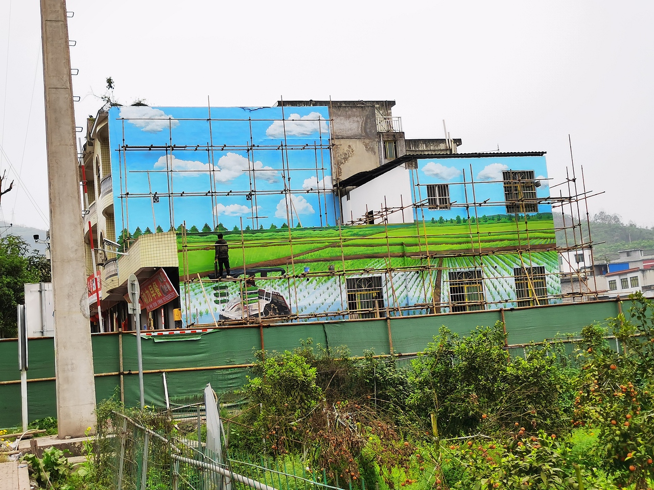 乡村文化墙,农村壁画,农村墙绘