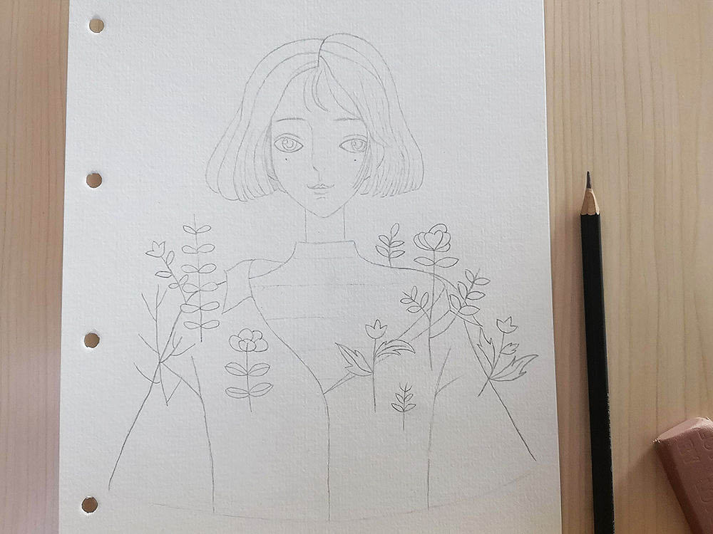 【二】描出线稿