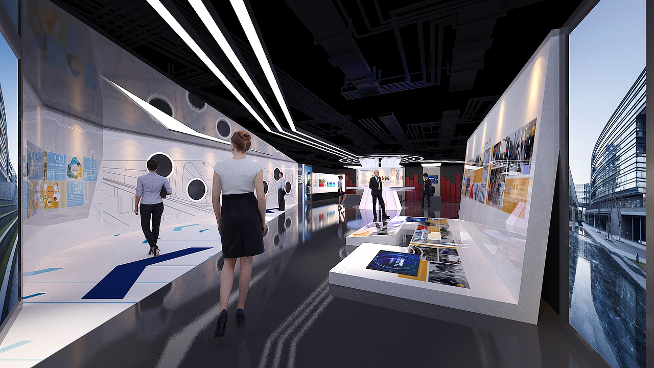 杭州电网展示厅（图ZOTE0NzA1OTI=） - 展陈设计 - 站酷设计师kiddkong1986原创素材 - 站酷ZCOOL