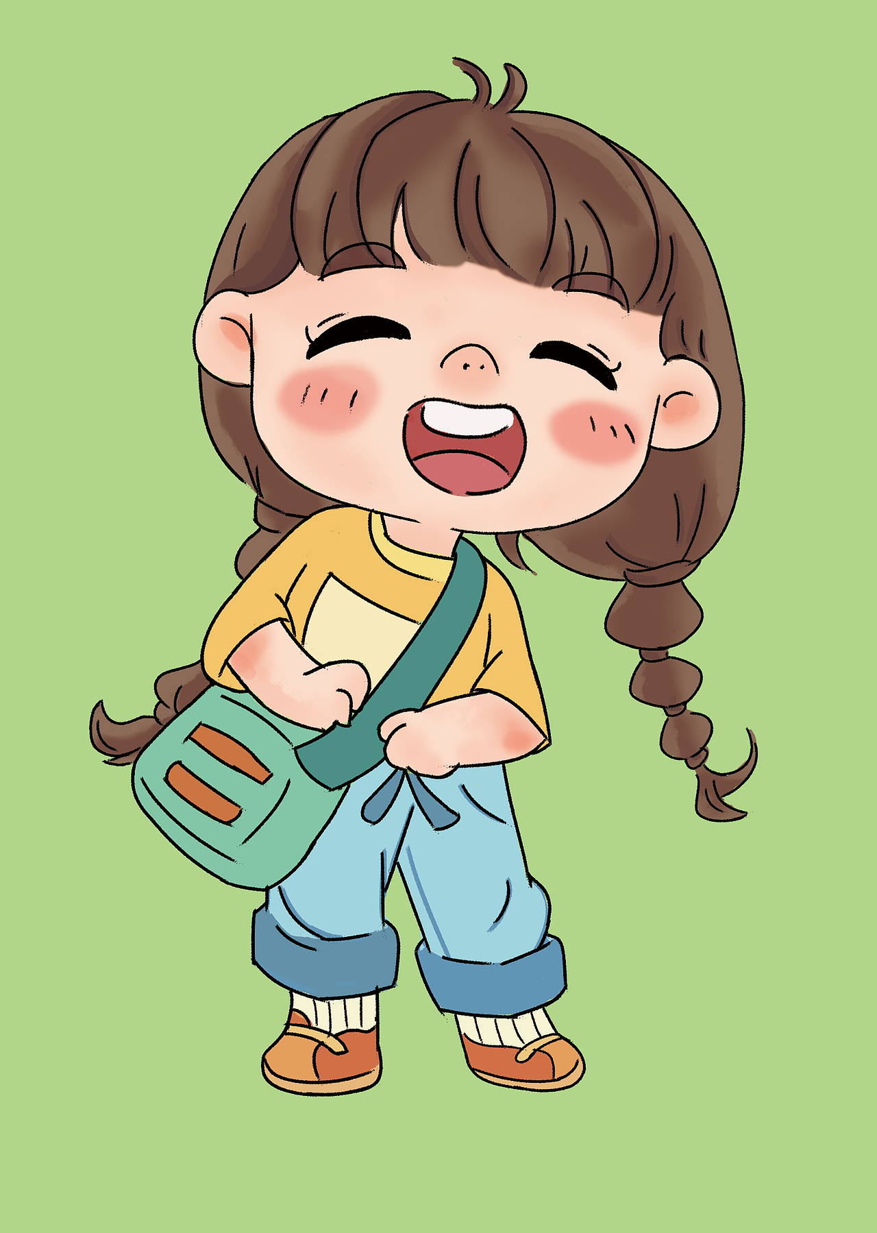 临摹小女孩4（图ZMzAzNzE0OTI0） - 儿童插画 - 站酷设计师lpp呸原创素材 - 站酷ZCOOL