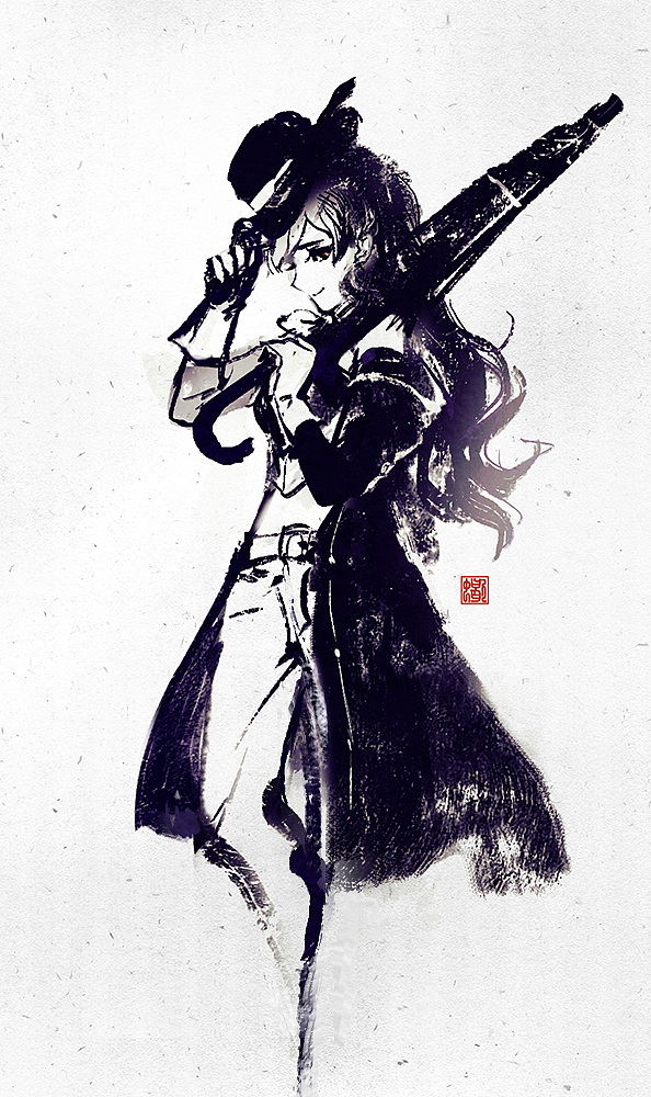 rwby墨笔涂鸦（图ZMTU3MzI0NzEy） - 创作习作 - 站酷设计师壳中蝎原创素材 - 站酷ZCOOL