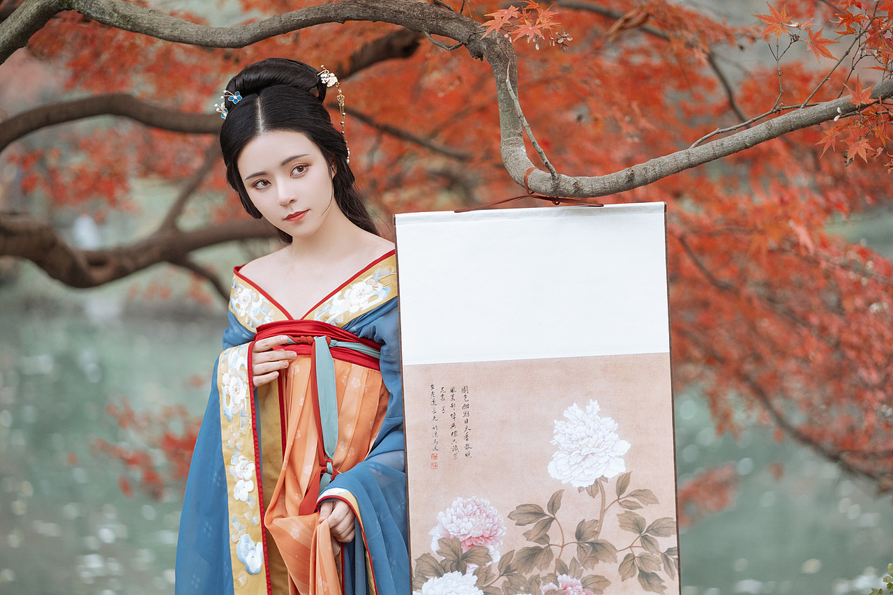 【汉服摄影】深意总迟解，将爱却晚秋（图ZMjM2NTE0ODM2） - 人像摄影 - 站酷设计师绘心_Aries原创素材 - 站酷ZCOOL