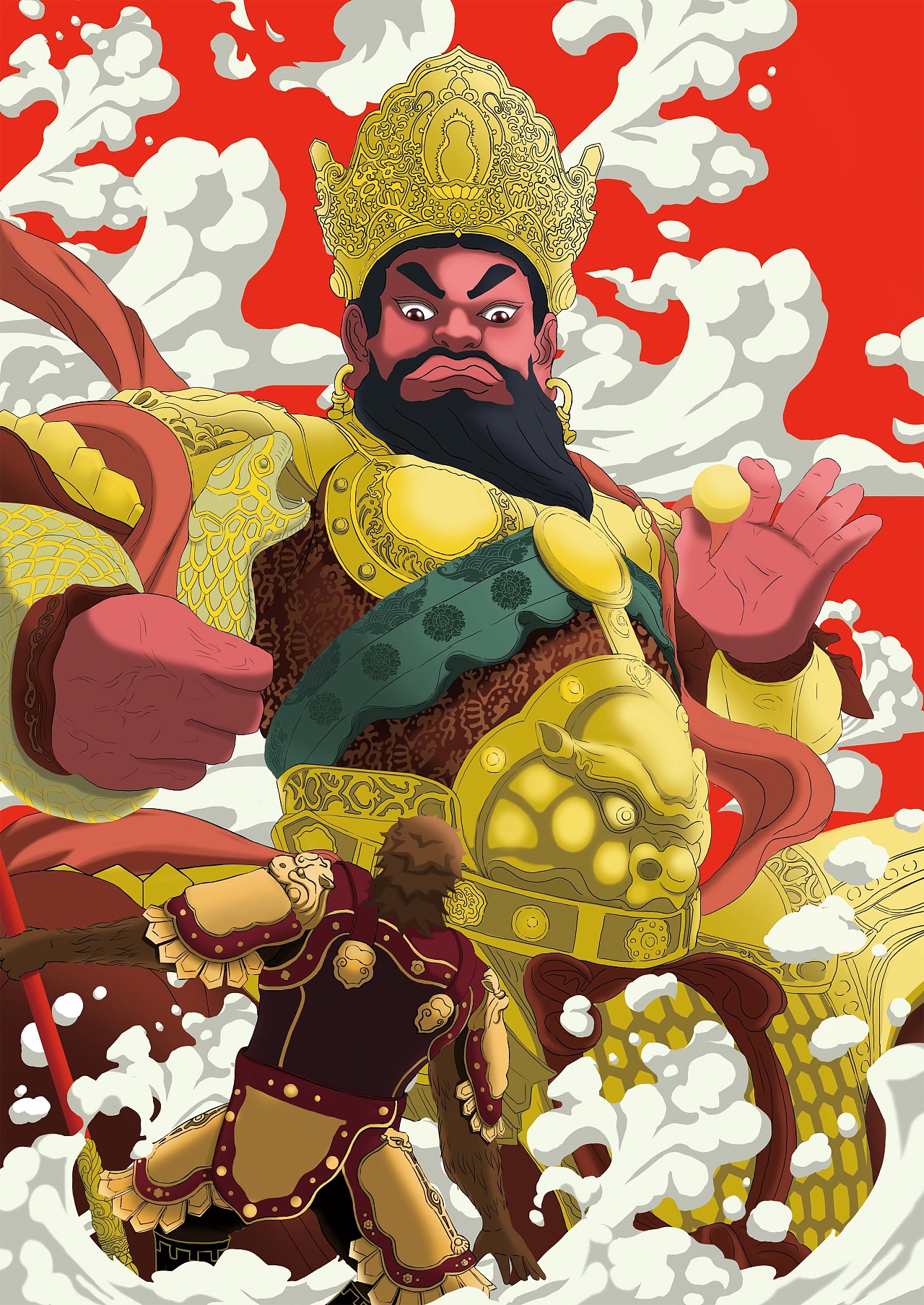 四天王之一广目天