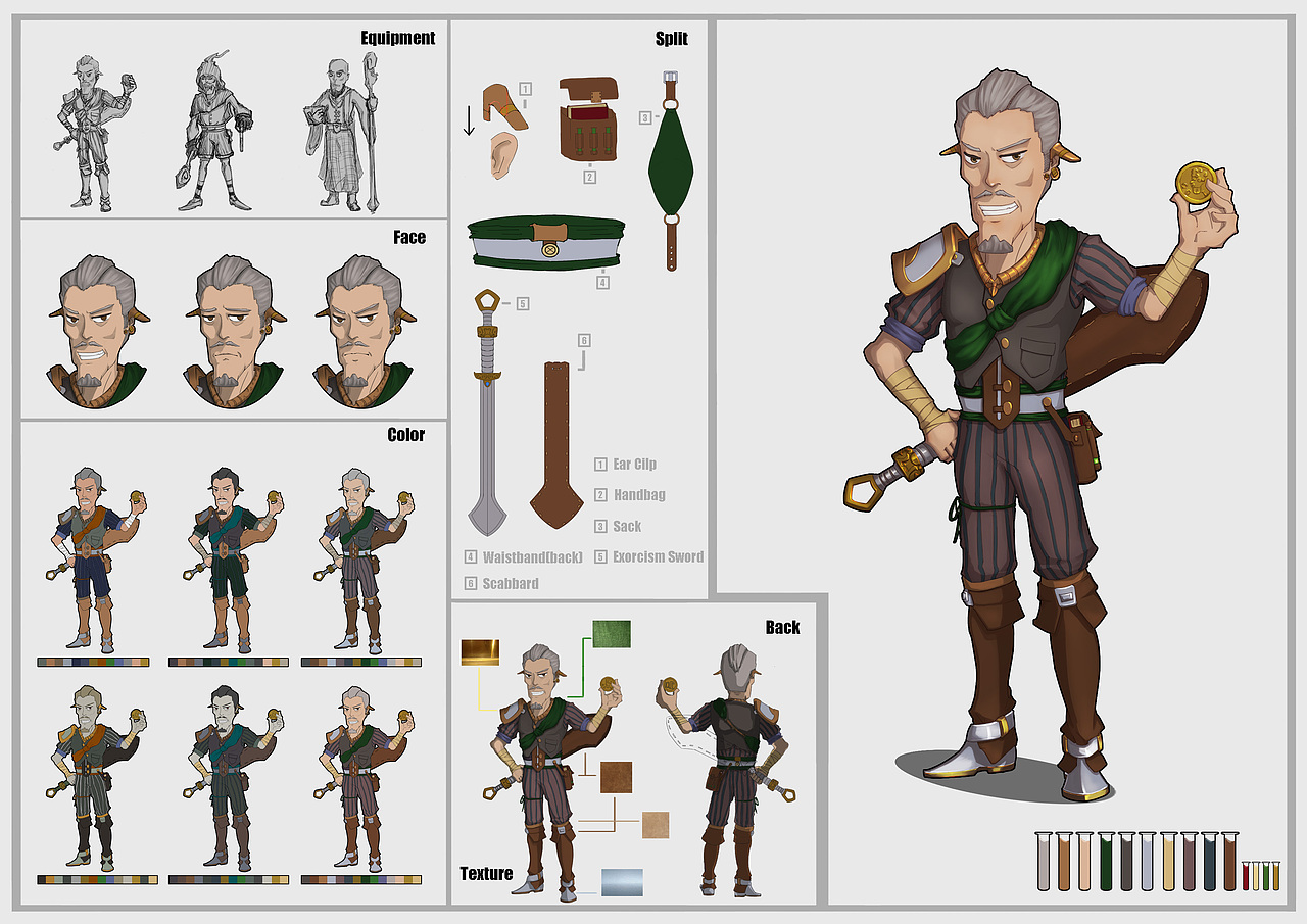 欧美卡通老巫师