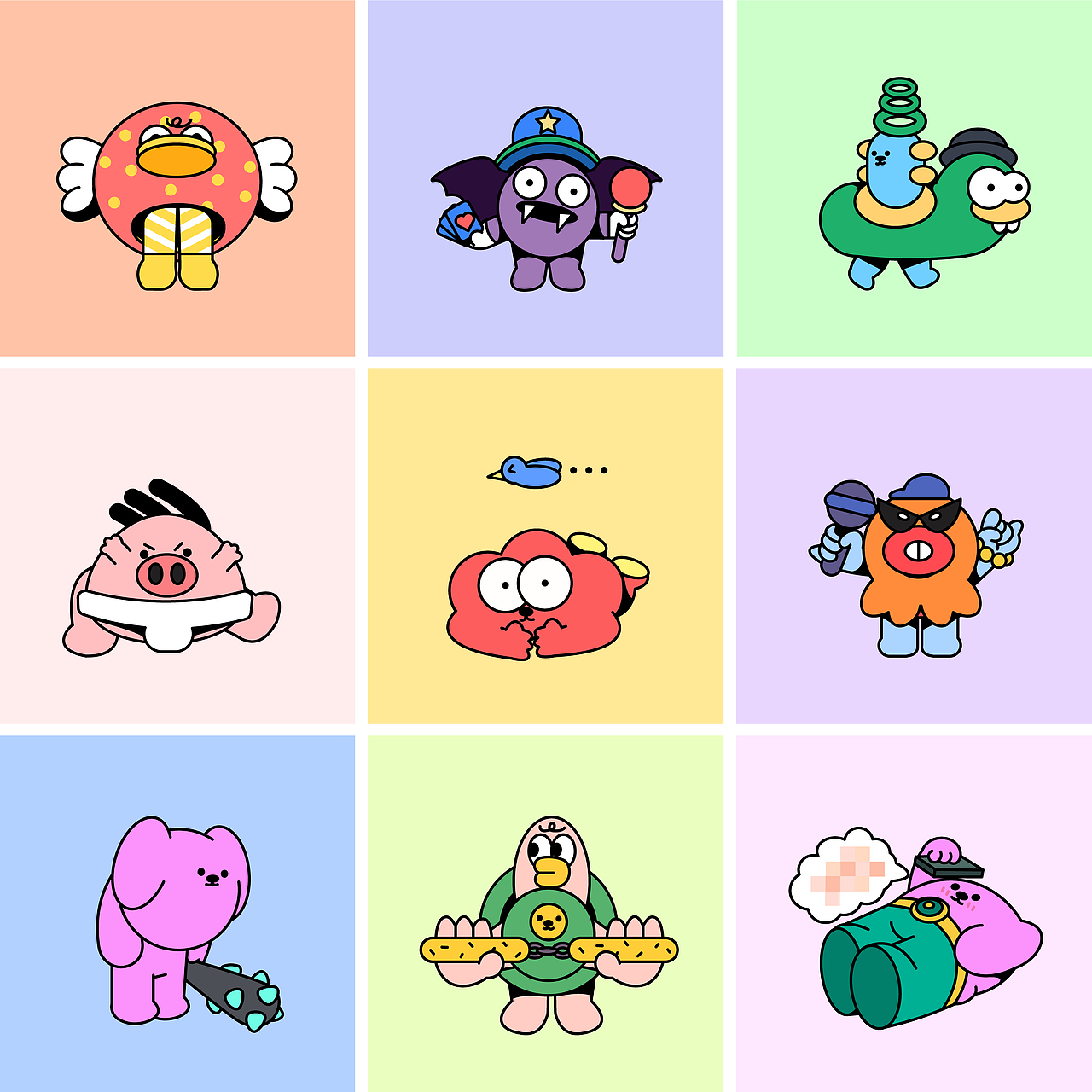 野狗富贵 | 99 little monsters