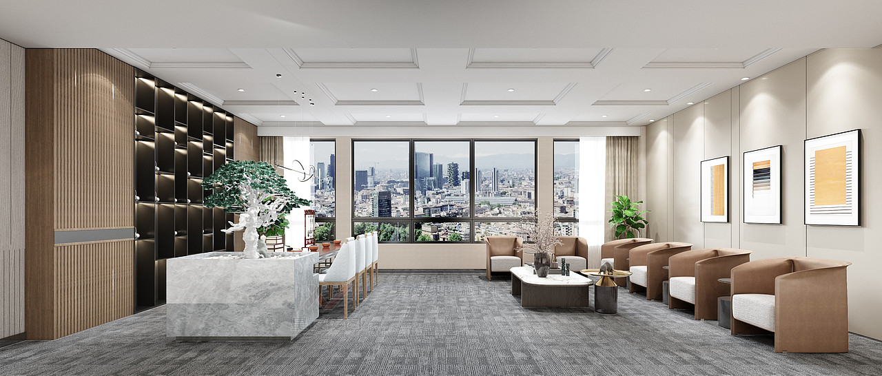 工装|办公室—大厅—前台（图ZMjYxNzcyMjUy） - 其他空间 - 站酷设计师静静Design原创素材 - 站酷ZCOOL