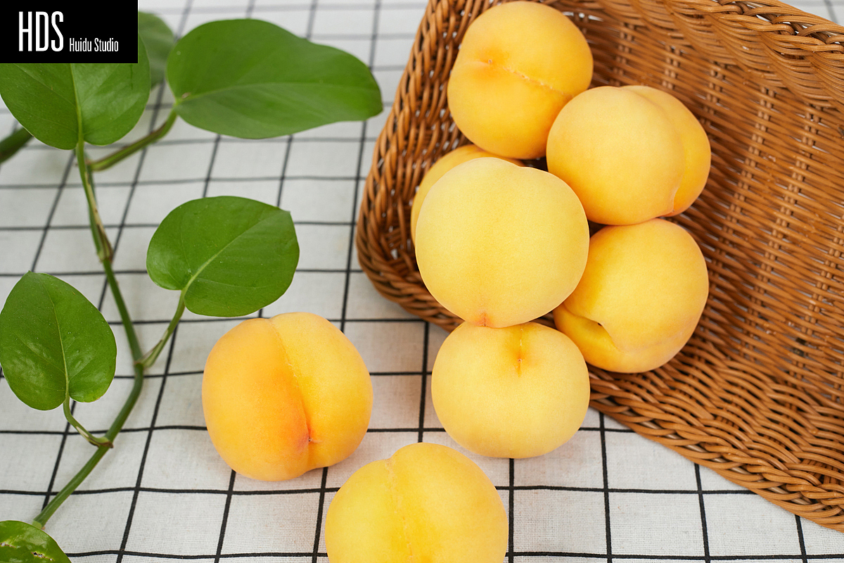 蟠桃产品静物图片+视频拍摄+详情页制作