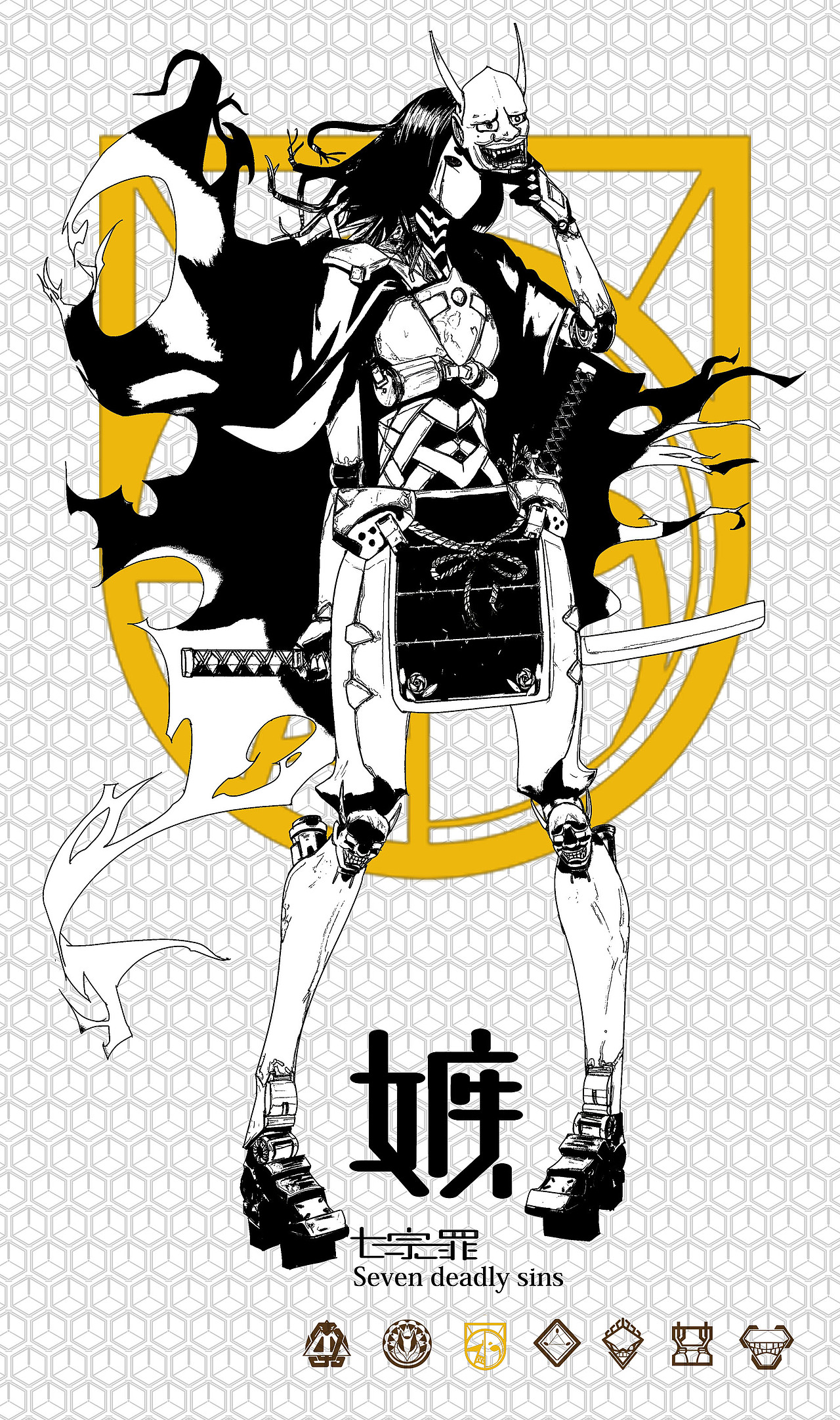 毕设人设《七宗罪》（图ZNzk4Nzk2MzI=） - 单幅漫画 - 站酷设计师2HHowakel原创素材 - 站酷ZCOOL