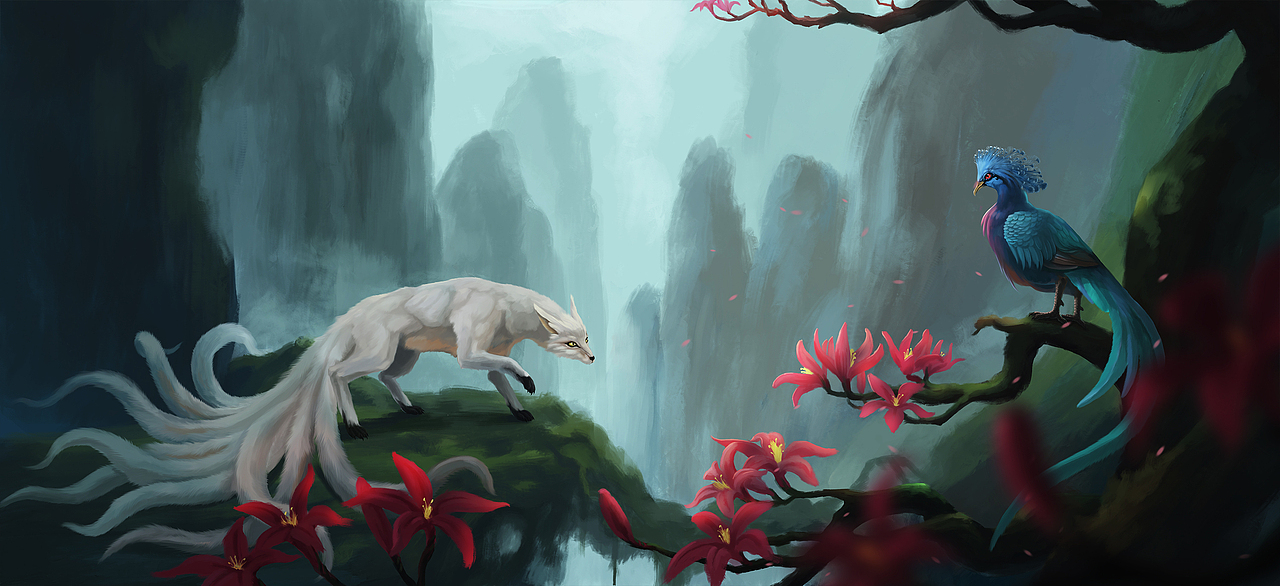 山海经（图ZNTA3NTU3NjA=） - 概念设定 - 站酷设计师冷饺原创素材 - 站酷ZCOOL