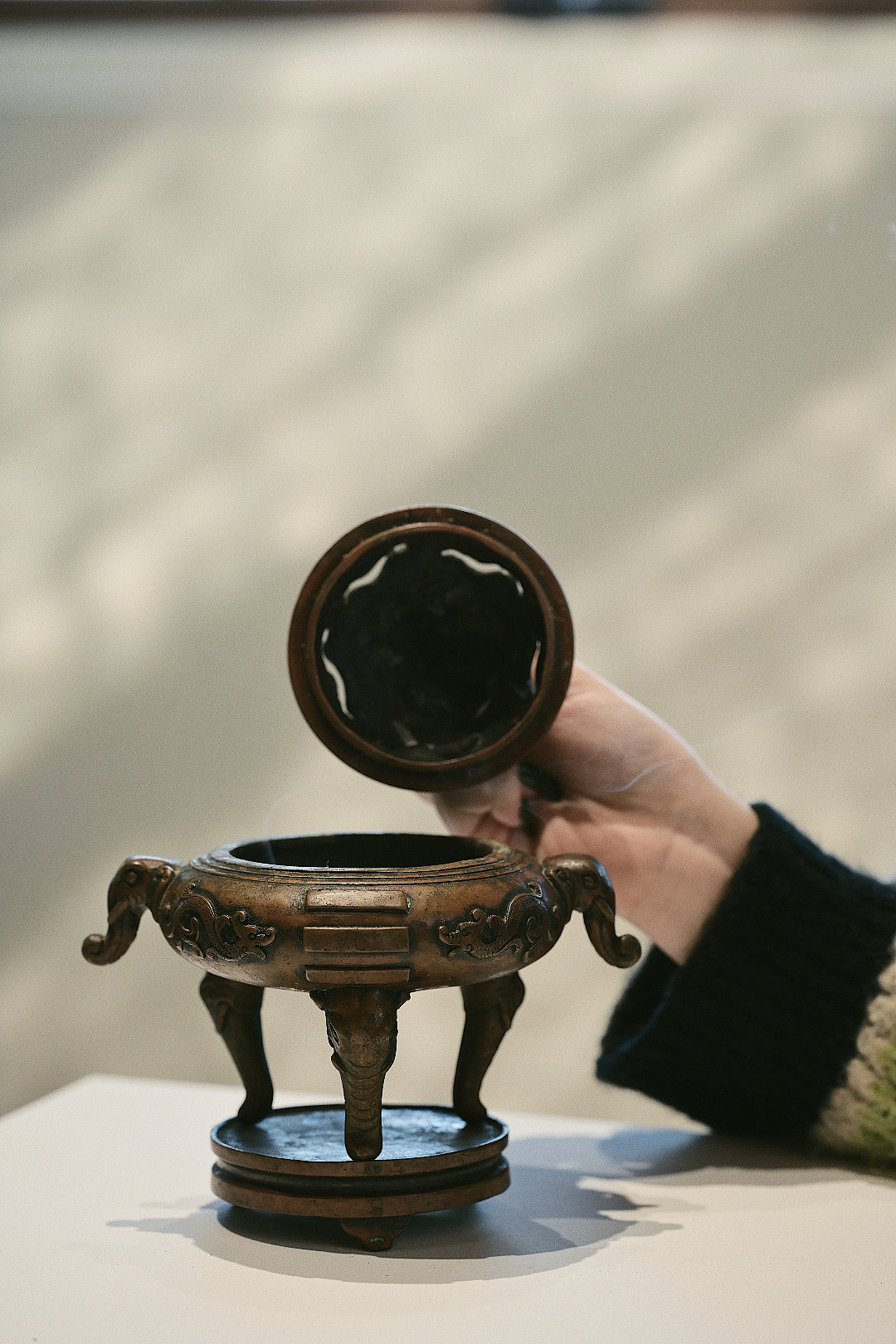 清玩 | 象耳铜香炉（图ZMjg4Mjk1NTY4） - 其他手工艺 - 站酷设计师缘哉原创素材 - 站酷ZCOOL