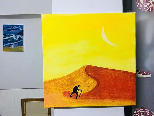 丙烯画油画（个人主页-ZNDMzNDE3NTY=） - 新锐潮流插画 - 站酷设计师曾海花原创素材 - 站酷ZCOOL