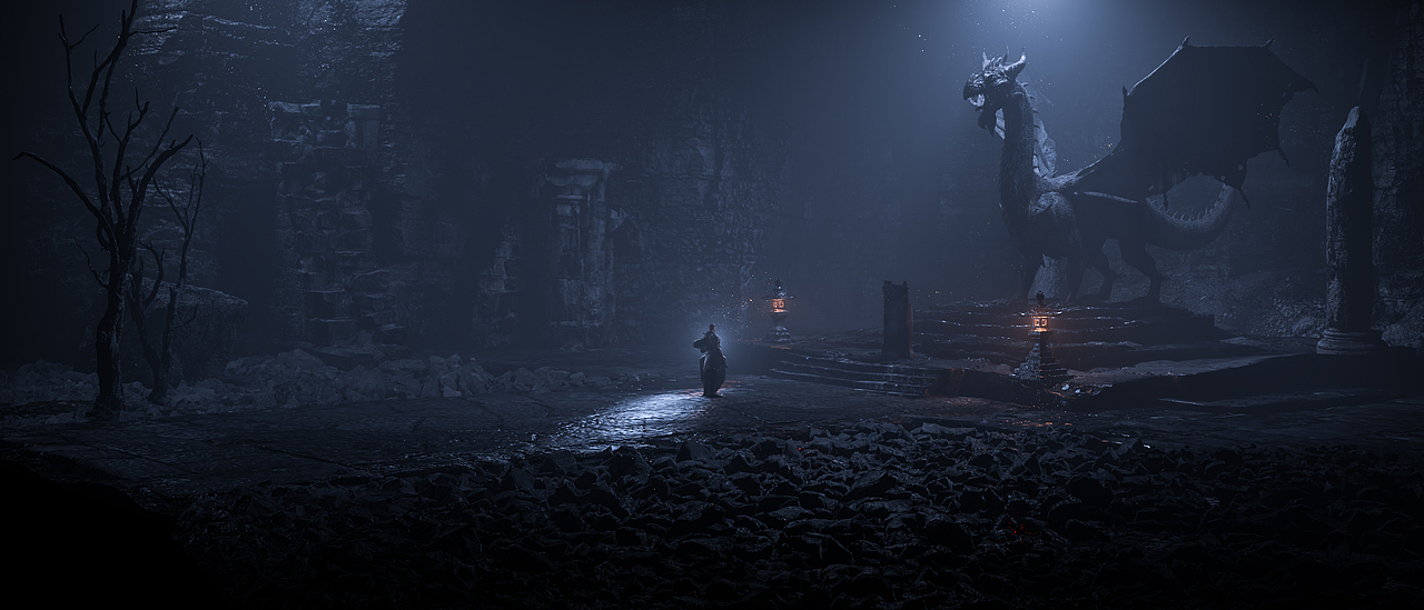 Blender场景小练（一）龙陨（图ZMjIwNzg2NzI4） - 动画/影视 - 站酷设计师重新开始吧原创素材 - 站酷ZCOOL