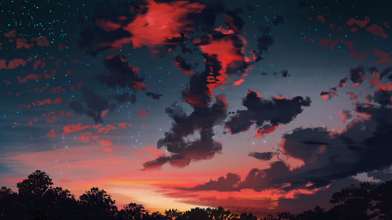 云与天空|插画|游戏原画|行之lv - 原创作品 - 站酷 (zcool)