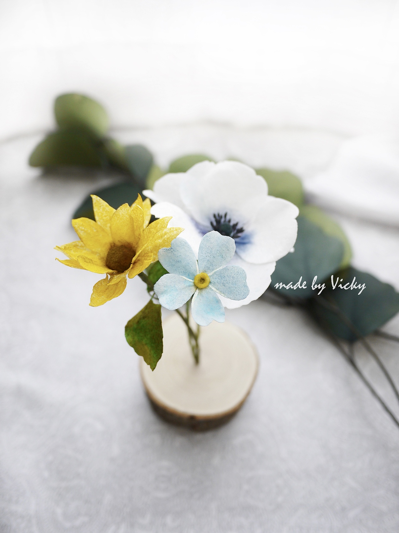 糯米纸花插个花盒，可以吃的花哦（图ZMTUxOTEzMjU2） - 其他手工艺 - 站酷设计师小麦子vicky原创素材 - 站酷ZCOOL