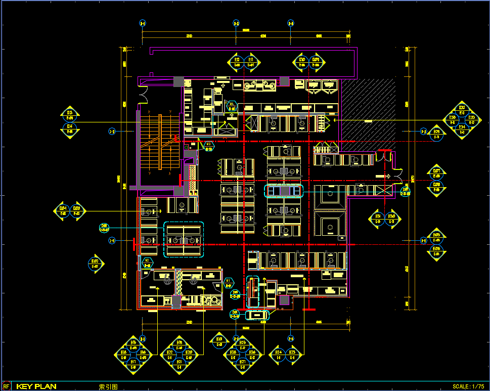 镇江某火锅店-图纸深化设计