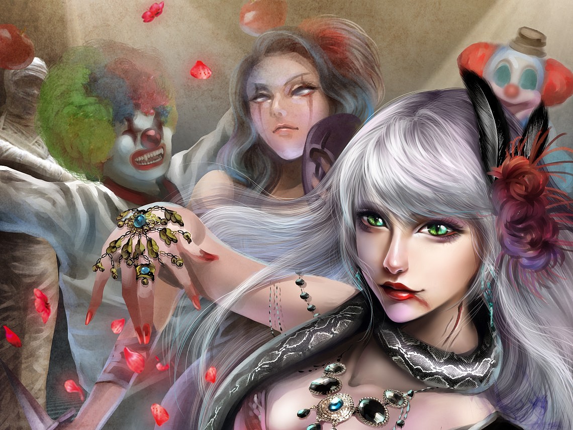 忧伤马戏团（图ZNzU0NzM0NA==） - 概念设定 - 站酷设计师袜子兔R原创素材 - 站酷ZCOOL