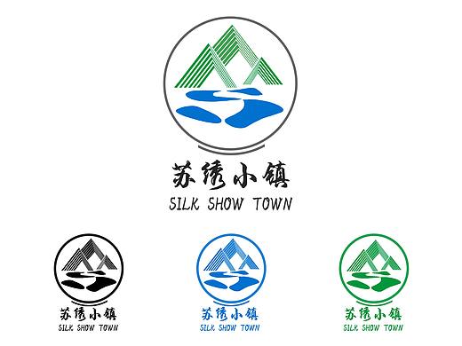 苏绣小镇logo