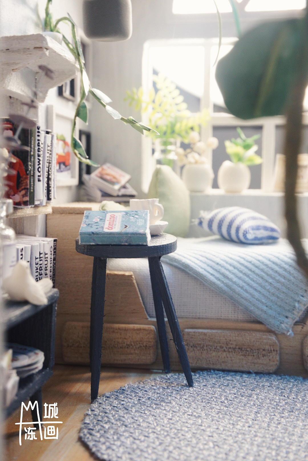 原创小屋《ins风的悠闲家》（图ZOTQ1OTk1NzI=） - 手办/模玩 - 站酷设计师冻疮君l醒花造物原创素材 - 站酷ZCOOL