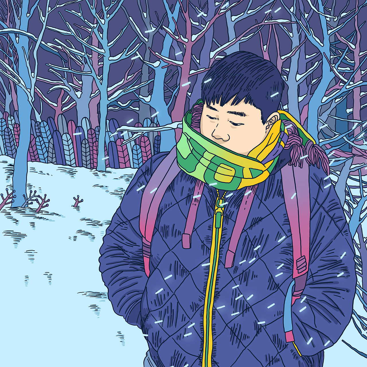 2017年进入尾声的日常小画（图ZOTkyNTE2MzI=） - 创作习作 - 站酷设计师CHOCO__原创素材 - 站酷ZCOOL