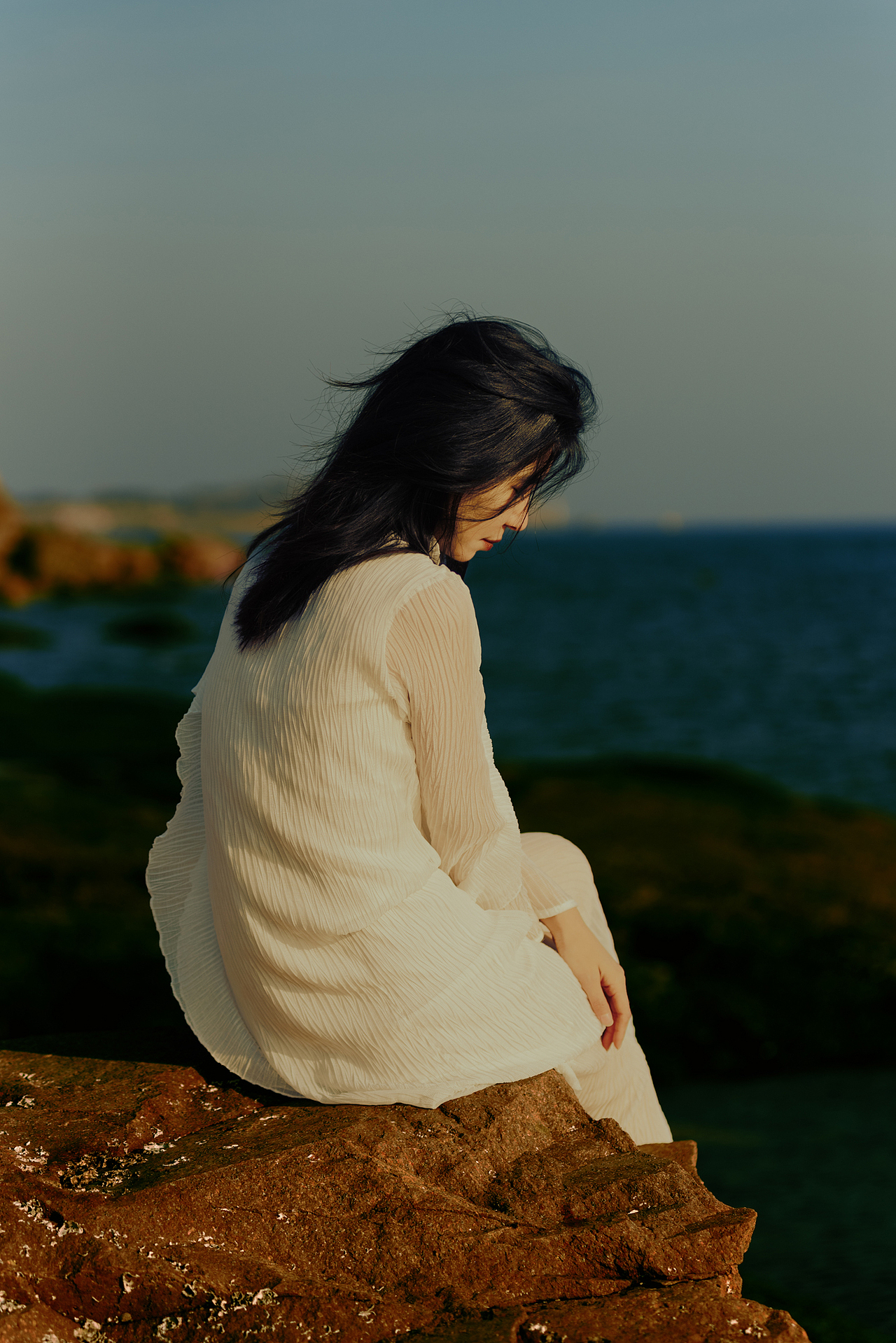 伴着晴空奔向落日