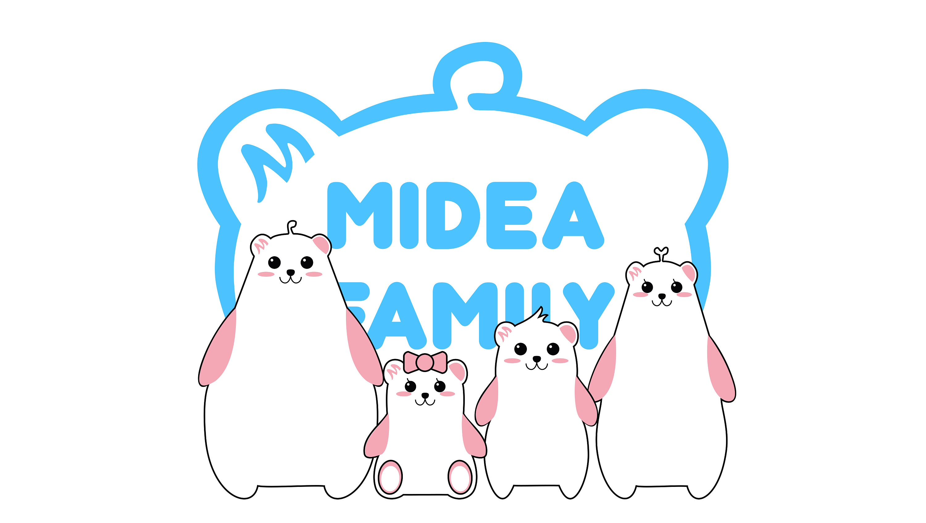 midea family q版形象设计