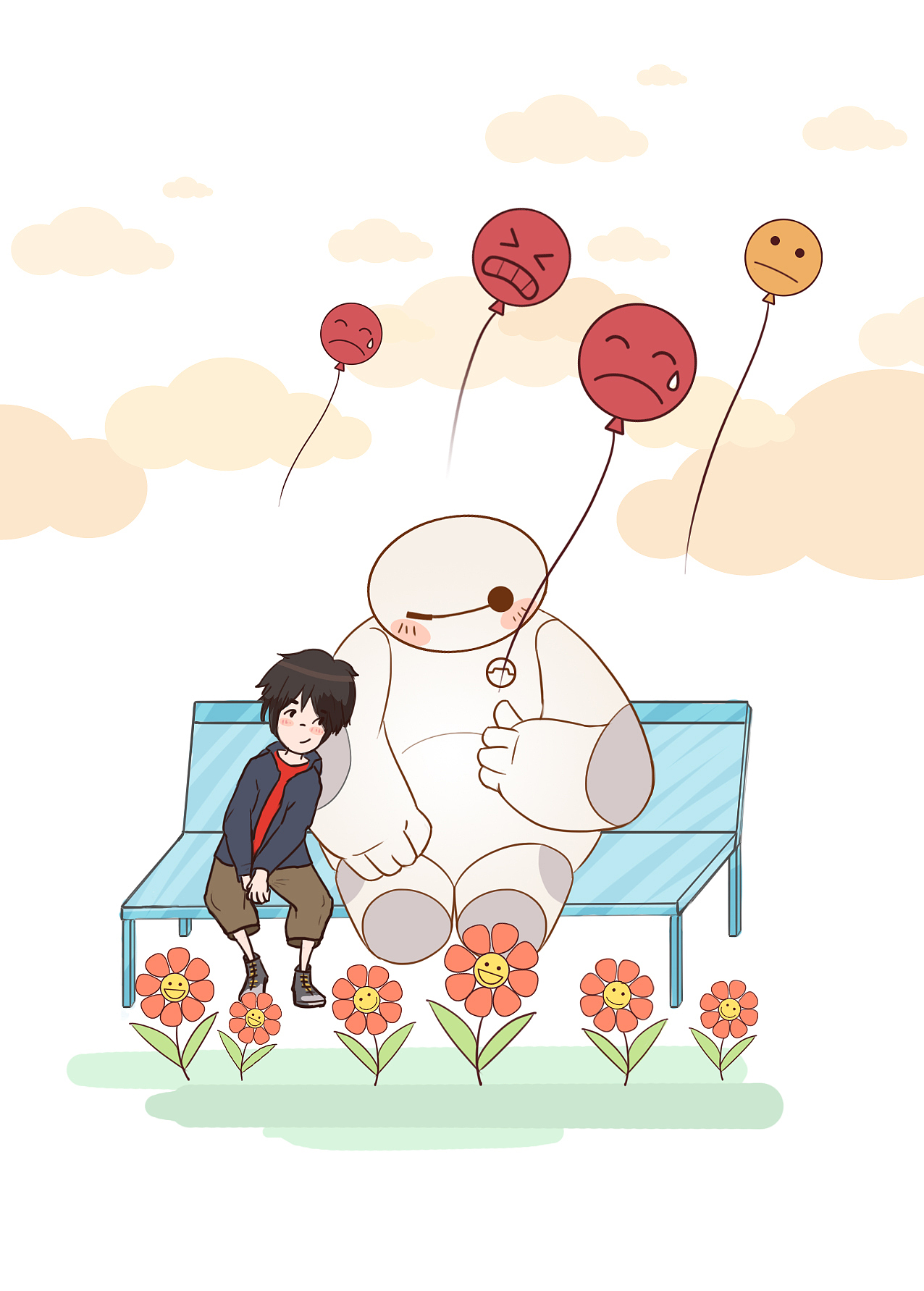 每个人的心中都有一个温暖的大白