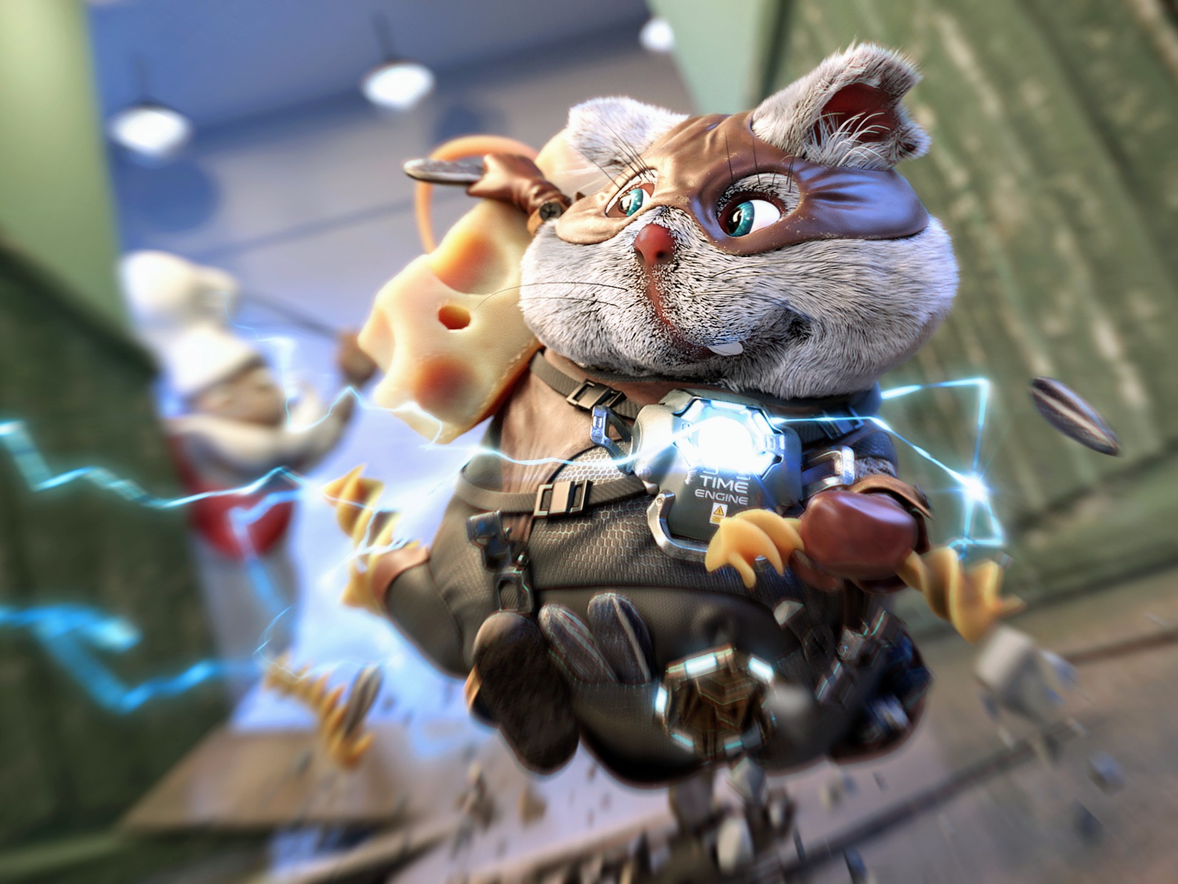肥鼠侠 - 守护城市流浪动物的超级英雄