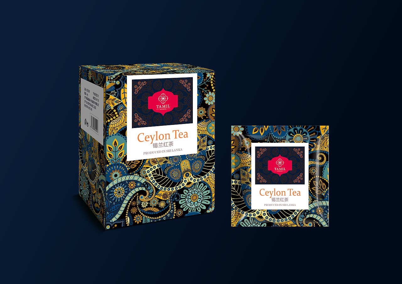 厦门包装设计蜂畅品牌啦朗锡兰红茶包装设计