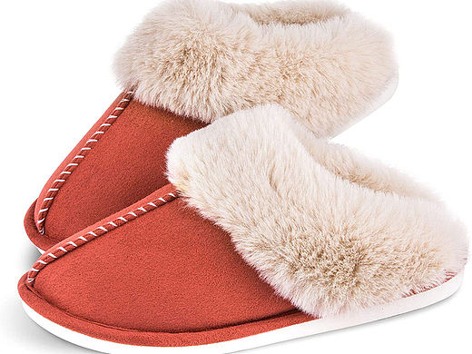 亚马逊 女士拖鞋 保暖拖鞋 卧室拖鞋